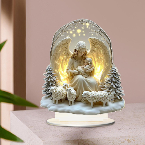 ) Escena De Natividad De Ángel De Navidad 2d, Estilo A