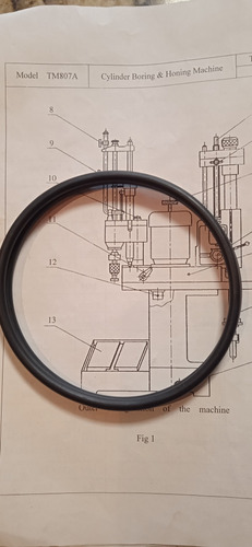 Correas Máquina Rectificadora Cilindro Motos (tm807a)