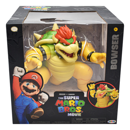 Super Mario Bros Movie Bowser 15cm Con Luz Jakks Pacific Cd