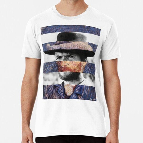 Remera Autorretrato De Vincent Van Gogh Y Clint Eastwood ALG