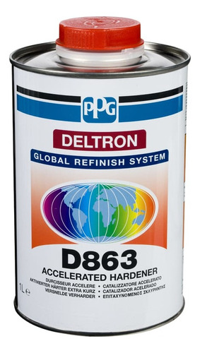 Catalizador Pintura Automotor Ppg Deltron D863 Industrial 1l