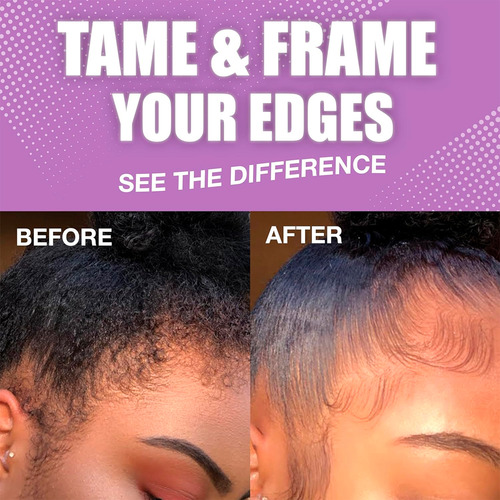 Gel Fixação Cabelo Ebin Edge Tamer 24-hr 250ml U.s Hold