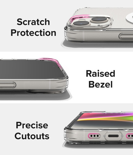 Funda Ringke Fusion Magnetic Para iPhone 14 De 6.1 Impacto Color Clear Matte (transparente Matte) iPhone 14 6.1