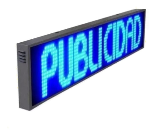 Letrero Led Publicitario Programable Pasamensajes 100 X 20cm