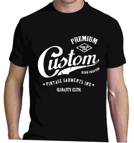 Remera Algodon Peinado Custom Premium