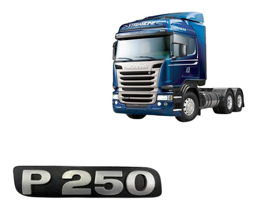 Emblema De Potência Scania P250 Moderno 2015 2016 2017 2018