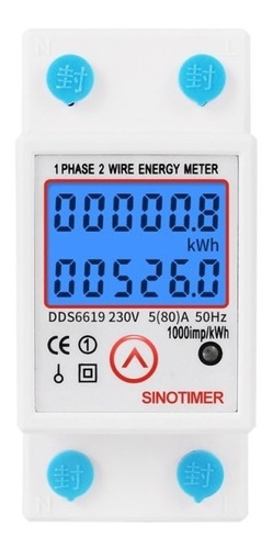 Medidor De Energía Consumo Eléctrico Digital Kwh 220volt