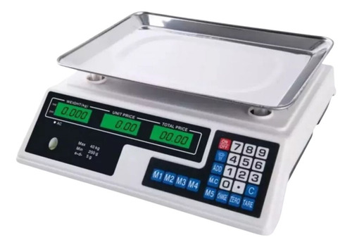 Balanza Pesa Electrónica Digital 40kg Negocio Almacén