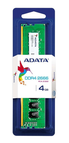 Memoria Ram Adata Premier 4gb Ddr4 2666 U-dimm Pc Escritorio