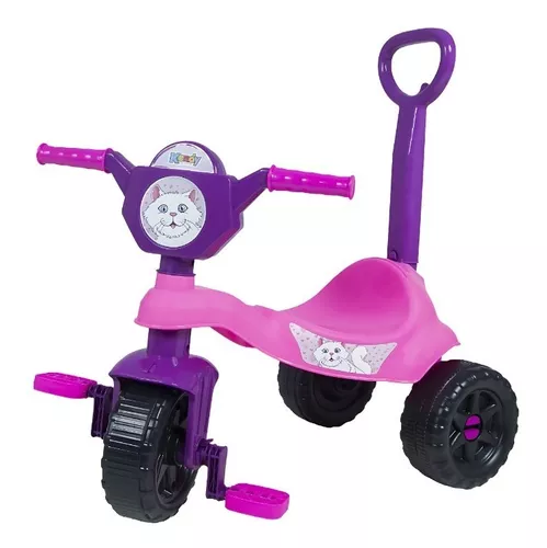 Triciclo Velotrol Infantil Tico-tico Bebe Motoca Empurrador