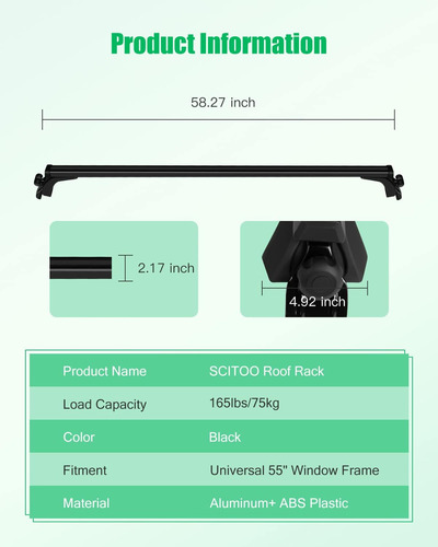 Portaequipajes Universal De 55 Para Kayak Con Capacidad De