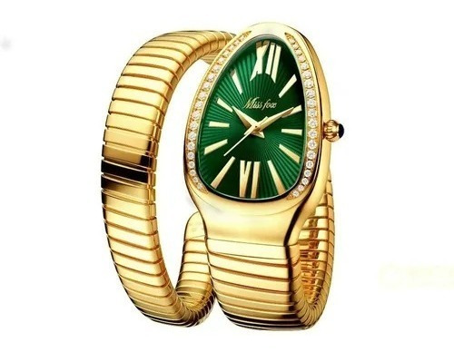 Reloj Pulsera Missfox Mujer Acero Inoxidable 2686-1 Verde