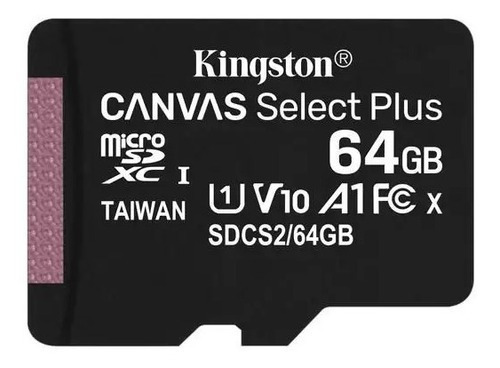 Memoria Micro Sd Kingston 64gb Clase 10 Original