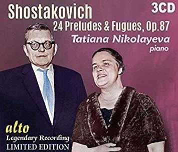 Shostakovich/nikolayeva Tatiana 24 Preludes & Fugues Op. 87