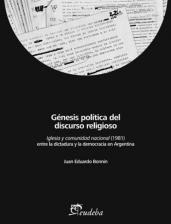 Génesis Política Del Discurso Religioso Iglesia Y Comunidad