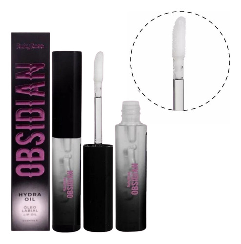 Gloss Labial Hidra Oil Hidratante Incolor Obsidian Ruby Rose