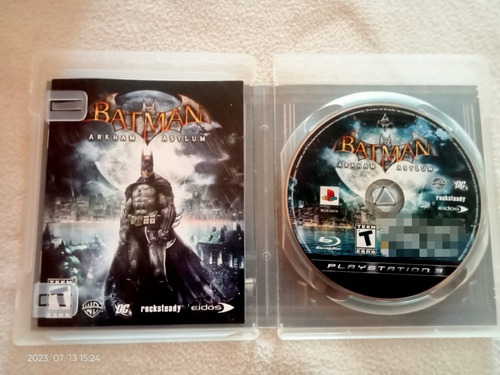 Batman Arkham Asylum Ps3 Impecable De Colección (Usado)