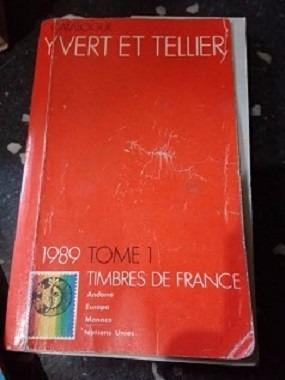 Catalogue Yvert Et Tellier 1989 Tome 1 Timbres De Francia