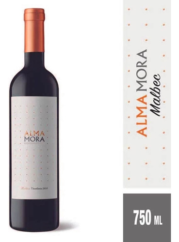 Vino  Malbec 750 Cc Alma Mora Vinos Varietales