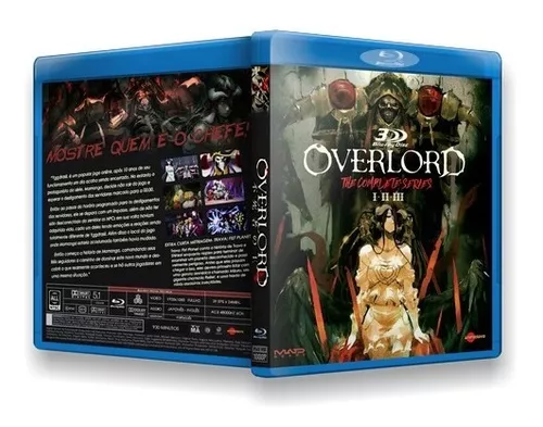 Anime Overlord - 3 Temporadas Completas Em Blu-ray