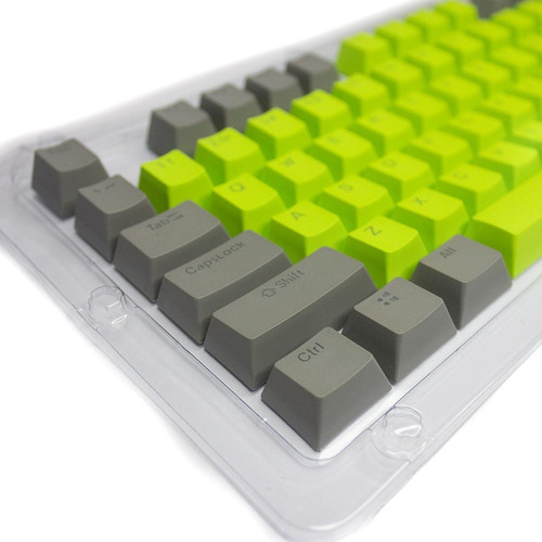 Keycaps Set Color Gris + Verde