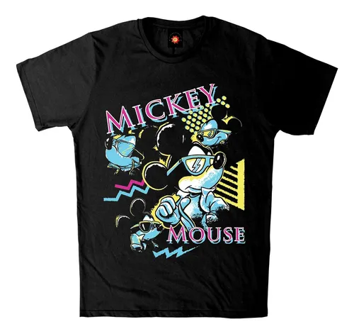 Remera Estampada Varios Diseños Mickey Mouse Gafas