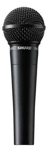 Microfone Shure Sm58-blk Special Edition Para Voz E Estúdio