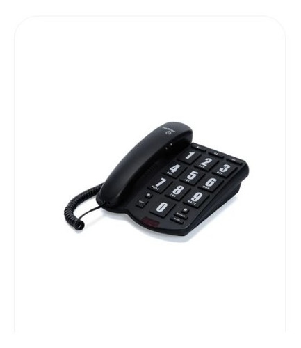 Imagem 3 de 3 de Telefone Intelbras Com Fio Tok Facil Preto