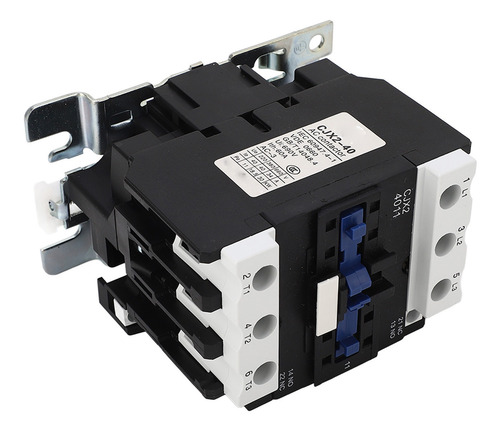 Contactor Eléctrico Ac Din Rail Mount, 3 Polos, Bajo Voltaje
