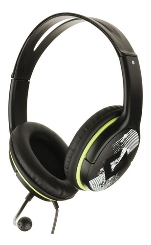 Audífonos Diadema Genius Hs-400a Microfono Alambrico Verde