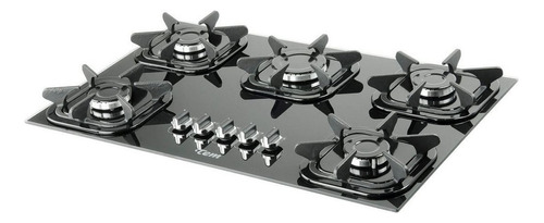 Anafe a gas Tem Cooktop Glas TPCKITG5 H negro 220V