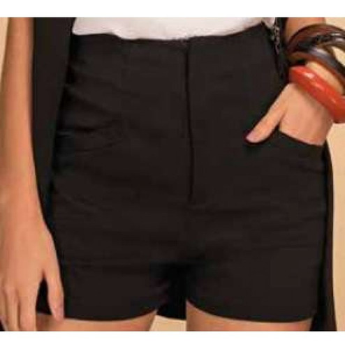 Shorts Morena Rosa 06250 - Preto - Delabela Calçados