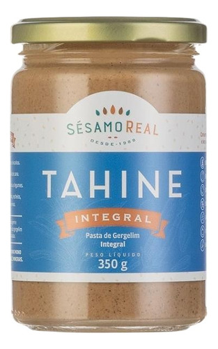 Kit 2 Tahine Integral Sésamo Real 350g