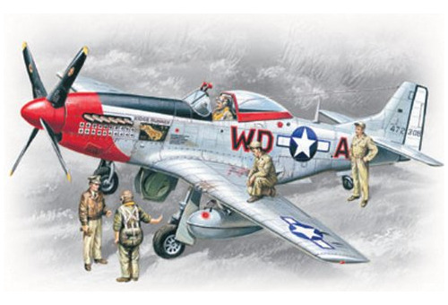 Icm Modelo P-51d Mustang Tripulacion Building Kit