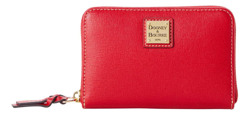 Dooney & Bourke Saffiano Tarjetero Mediano Con Cremallera Al