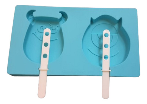 Molde Silicon Paletas Hielo Chocoltate Sulley Mike Wazowski