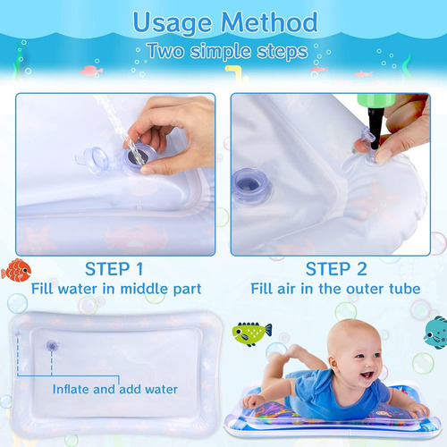 Cojín De Agua Inflable, Alfombrilla De Juegos Acuáticos