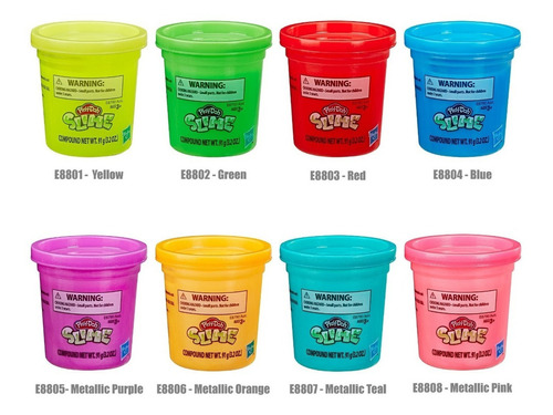 Slime Play Doh Bote Con 91gr Color Color Multicolor