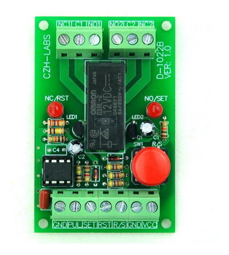 Panel Montaje Momentary Switch Pulse Signal Control Dpdt