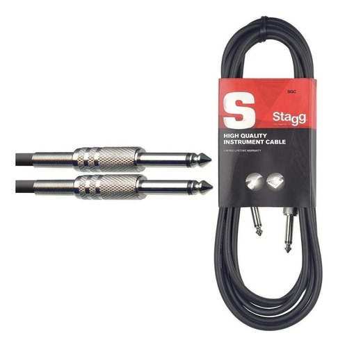 Cable Instrumentos Plug Plug 6 Metros Stagg Sgc6