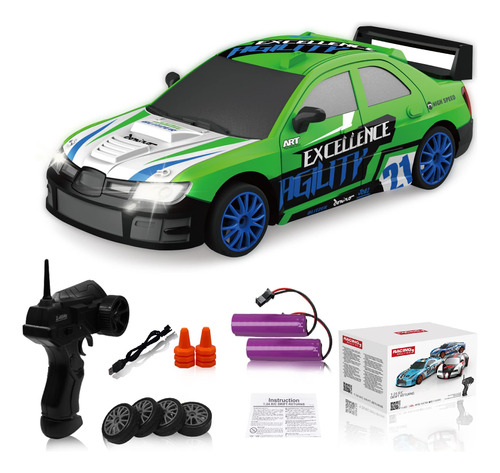 Auto A Control Remoto Rc Drift Car 2.4ghz Escala 1:24 4wd 15