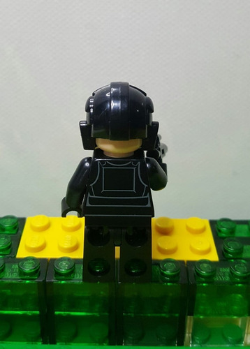 Lego Original -piloto Tie Fighter-minifigura Set 75106 (Usado)