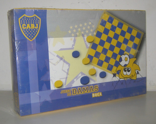 Juego De Damas Cabj Boca Juniors Gatogarabato