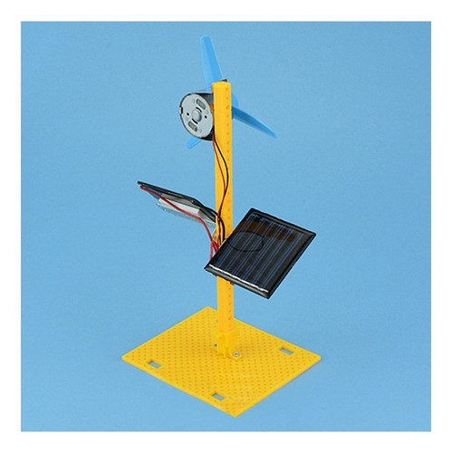 . Lazhu Generador De Energía Solar Dc Motor Mini Fan Panel