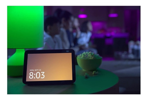 Amazon ECHO SHOW Echo Show 8 2nd Gen con asistente virtual Alexa, pantalla integrada de 8" negro 110V/240V