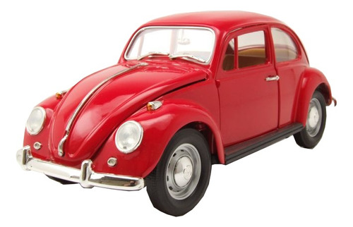 Auto Escala 1/18 Volkswagen Beetle Rojo