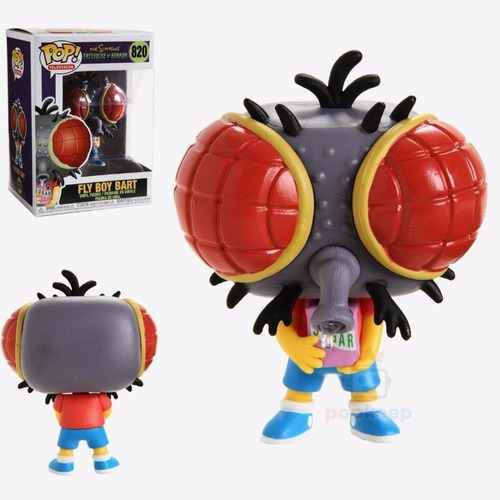 Funko Pop Fly Boy Bart 820 The Simpsons Horror Original Edu