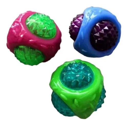 comprar Pelota Con Luz Led Para Mascotas Perros Gatos Interactiva