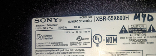 M4d) Fuente Sony Xbr-55x800h - Aps-434 (ch) (Usado)
