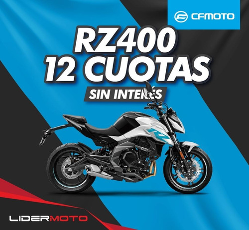 Imagen 1 de 15 de Nueva Cfmoto Rz 400 By Zanella Lidermoto La Plata Cf Moto
